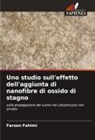 Farzan Fahimi - Uno studio sull'effetto dell'aggiunta di nanofibre di ossido di stagno