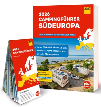 ADAC Campingführer Südeuropa 2026 - Mit ADAC Campcard und Planungskarten