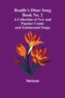 Various - Beadle's Dime Song Book No. 2; A Collection of New and Popular Comic and Sentimental Songs
