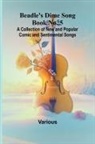 Various - Beadle's Dime Song Book No. 5; A Collection of New and Popular Comic and Sentimental Songs