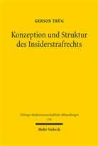 Gerson Trüg - Konzeption und Struktur des Insiderstrafrechts