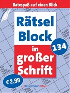 Eberhard Krüger - Rätselblock in großer Schrift 134