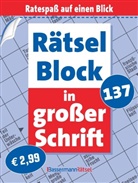 Eberhard Krüger - Rätselblock in großer Schrift 137
