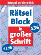 Eberhard Krüger - Rätselblock in großer Schrift 136