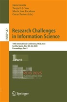 Tanja E J Vos, Maria José Escalona, Janis Grabis, Jānis Grabis, Maria José Escalona et al, Oscar Pastor... - Research Challenges in Information Science