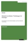 Anonymous - Heinrich von Kleists "Verlobung in St. Domingo"