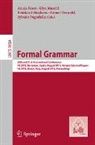 Annie Foret, Glyn Morrill, Reinhard Musken, Reinhard Muskens, Rainer Osswald, Sylvain Pogodalla - Formal Grammar