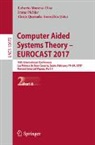 Roberto Moreno-Díaz, Franz Pichler, Alexis Quesada-Arencibia - Computer Aided Systems Theory - EUROCAST 2017