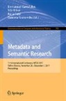 Emmanouel Garoufallou, Damiana Koutsomiha, Rania Siatri, Sirje Virkus - Metadata and Semantic Research