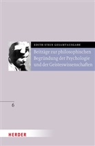 Edith Stein, Beate Beckmann-Zöller - Beiträge zur philosophischen Begründung der Psychologie und der Geisteswissenschaften