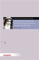Edith Stein, Beckmann-Zöller, Hans Rainer Sepp - "Freiheit und Gnade" und weitere Beiträge zu Phänomenologie und Ontologie