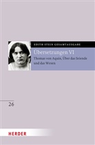 Edith Stein, Speer, Francesco Valerio Tommasi - Übersetzung: Thomas von Aquin, Über das Seiende und das Wesen - De ente et essentia - mit den Roland-Gosselin-Exzerpten. Eingeführt und bearbeitet von Andreas Speer und Francesco Valerio Tommasi
