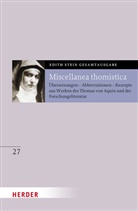 Edith Stein, Andreas Speer, Francesco Valerio Tommasi, Valerio Tommasi - Miscellanea thomistica