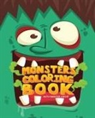 Cole Adams - Monsters Coloring Book (With Monster Jokes!)