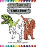 Joshua Lawrence Patel Deutsch - Dinosaurios libro de color-leer