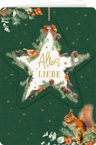 Marjolein Bastin, Marjolein Bastin - Weihnachtskarte mit Anhänger - Alles Liebe
