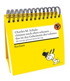 Charles M Schulz, Charles M. Schulz - »Immer nach oben schauen ... das ist das Geheimnis des Lebens«. Mit Snoopy gelassen durch den Tag (Tischaufsteller)