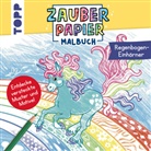 Bibi Hecher - Zauberpapier Malbuch Regenbogen-Einhörner