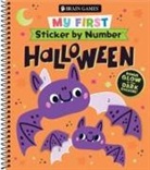 Brain Games, New Seasons, Publications International Ltd - Brain Games - My First Sticker by Number: Halloween