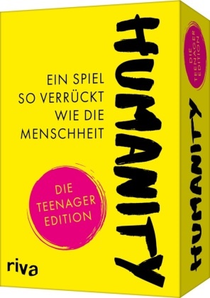 Emma Hegemann - Humanity - Ein Spiel so verrückt wie die Menschheit: Die Teenager-Edition - Kartenspiel für Teenies mit schwarzem Humor. Witziges Geschenk zu Geburtstag, Weihnachten, Schulabschluss.