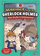 Woobin Choi, Yeon-Jong Kim, Woobin Choi, Renate Seo, Ullmann Medien - Manhwa für Kids: Sherlock Holmes (Band 1) - Eine Studie in Scharlachrot