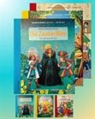 Wolfgang Amadeus Mozart, Bert Alexander Petzold, S, Maya Akiki, Rita Atlas, Helena Garcia Perez - Zauberwelten: Die Zauberflöte, Der Karneval der Tiere, Der Nussknacker (3er-Buchpaket plus Hörbücher)