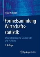Franz W Peren, Franz W. Peren - Formelsammlung Wirtschaftsstatistik
