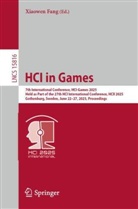 Xiaowen Fang - HCI in Games