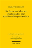Charlotte Bergmann - Die Genese des Schweizer Bundesgesetzes über Schuldbetreibung und Konkurs
