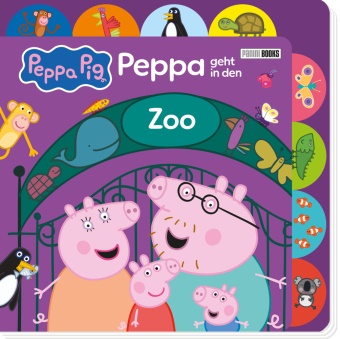 Panini - Peppa Pig: Peppa geht in den Zoo - Pappbilderbuch mit Register