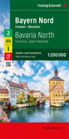 freytag &amp; berndt, freytag &amp; berndt - Bayern Nord, Straßen- und Freizeitkarte 1:200.000, freytag & berndt