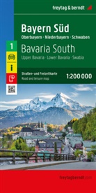 freytag &amp; berndt, freytag &amp; berndt - Bayern Süd, Straßen- und Freizeitkarte 1:200.000, freytag & berndt