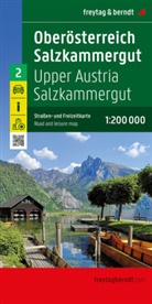 freytag &amp; berndt, freytag &amp; berndt - Oberösterreich - Salzkammergut, Straßen- und Freizeitkarte 1:200.000, freytag & berndt