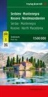 freytag &amp; berndt, freytag &amp; berndt - Serbien - Montenegro - Kosovo - Nordmazedonien, Straßenkarte 1:500.000, freytag & berndt