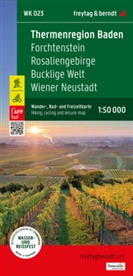 freytag &amp; berndt, freytag &amp; berndt - Thermenregion Baden, Wander-, Rad- und Freizeitkarte 1:50.000, freytag & berndt, WK 023