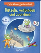 Nadine Bougie, Klara Kamlah, Nadine Bougie - Mein Kindergartenblock - Rätseln, verbinden und zuordnen