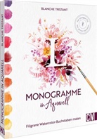 Blanche Tristant - Monogramme in Aquarell