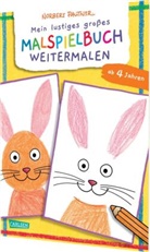 Norbert Pautner, Norbert Pautner - Mein lustiges großes Malspielbuch: Weitermalen (ab 4 Jahren)
