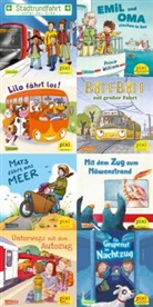 diverse, diverse - Pixi-8er-Set 307: Pixi unterwegs mit Bus und Bahn (8x1 Exemplar), m. 8 Buch
