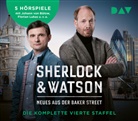 Viviane Koppelmann, Johann von Bülow, Peter Jordan, Florian Lukas - Sherlock & Watson - Neues aus der Baker Street. Die komplette vierte Staffel, 10 Audio-CD (Audio book)