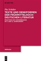 Pia Schüler - Texte und Denkformen der frühmittelhochdeutschen Literatur