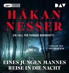 Håkan Nesser, Dietmar Bär - Eines jungen Mannes Reise in die Nacht. Ein Fall für Gunnar Barbarotti, 1 Audio-CD, 1 MP3 (Hörbuch)