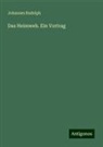 Johannes Rudolph - Das Heimweh. Ein Vortrag
