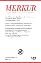 Christian Demand, Ekkehard Knörer - MERKUR 5/2025, Jg.79