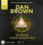 Dan Brown, Wolfgang Pampel - Die große Robert-Langdon-Box, 15 Audio-CD, 15 MP3 (Audio book)