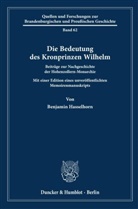 Benjamin Hasselhorn, Benjamin Hasselhorn - Die Bedeutung des Kronprinzen Wilhelm