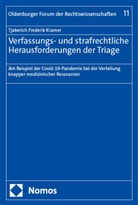 Tjaberich Frederik Kramer - Verfassungs- und strafrechtliche Herausforderungen der Triage