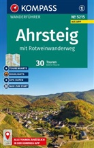 Astrid Sturm - KOMPASS Wanderführer Ahrsteig mit Rotweinwanderweg, 30 Touren/Etappen mit Extra-Tourenkarte
