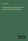 Adolf Bastian - Völkerstämme am Brahmaputra und verwandtschaftliche Nachbarn