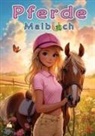 Josef Mickey Müller - Pferde Malbuch ab 6 Jahren für Mädchen mit 50 schönen Ausmalbildern